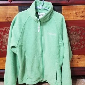 Columbia fleece zip up jacket